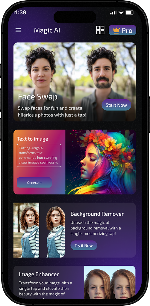 Magic AI Mobile App
